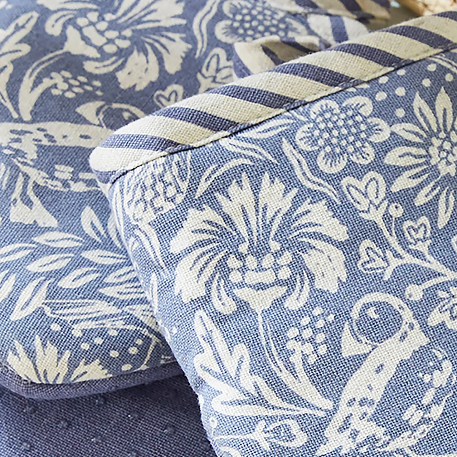 Ulster Weavers Coastal Treasures ovnvanter blå 2 stk bomuld