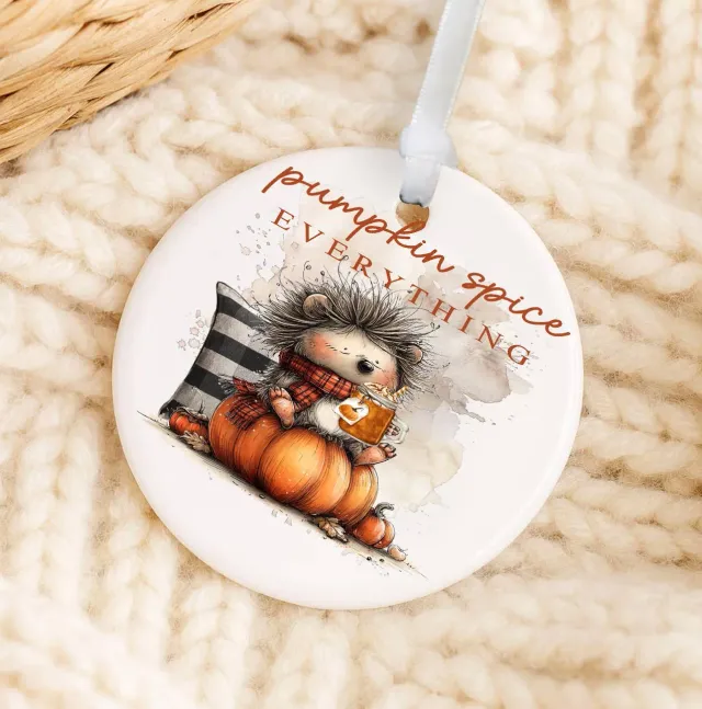 Avery Lane Pumpkin Spice ornament porcelæn 7,6 cm