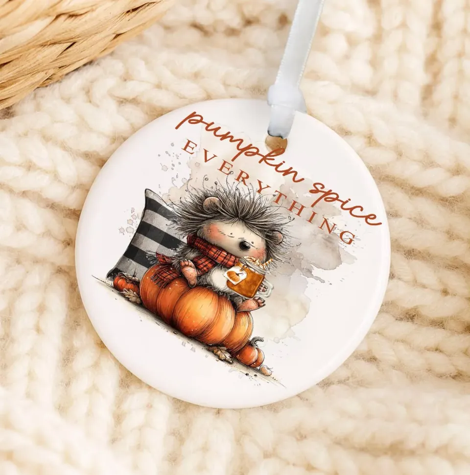 Avery Lane Pumpkin Spice ornament porcelæn 7,6 cm