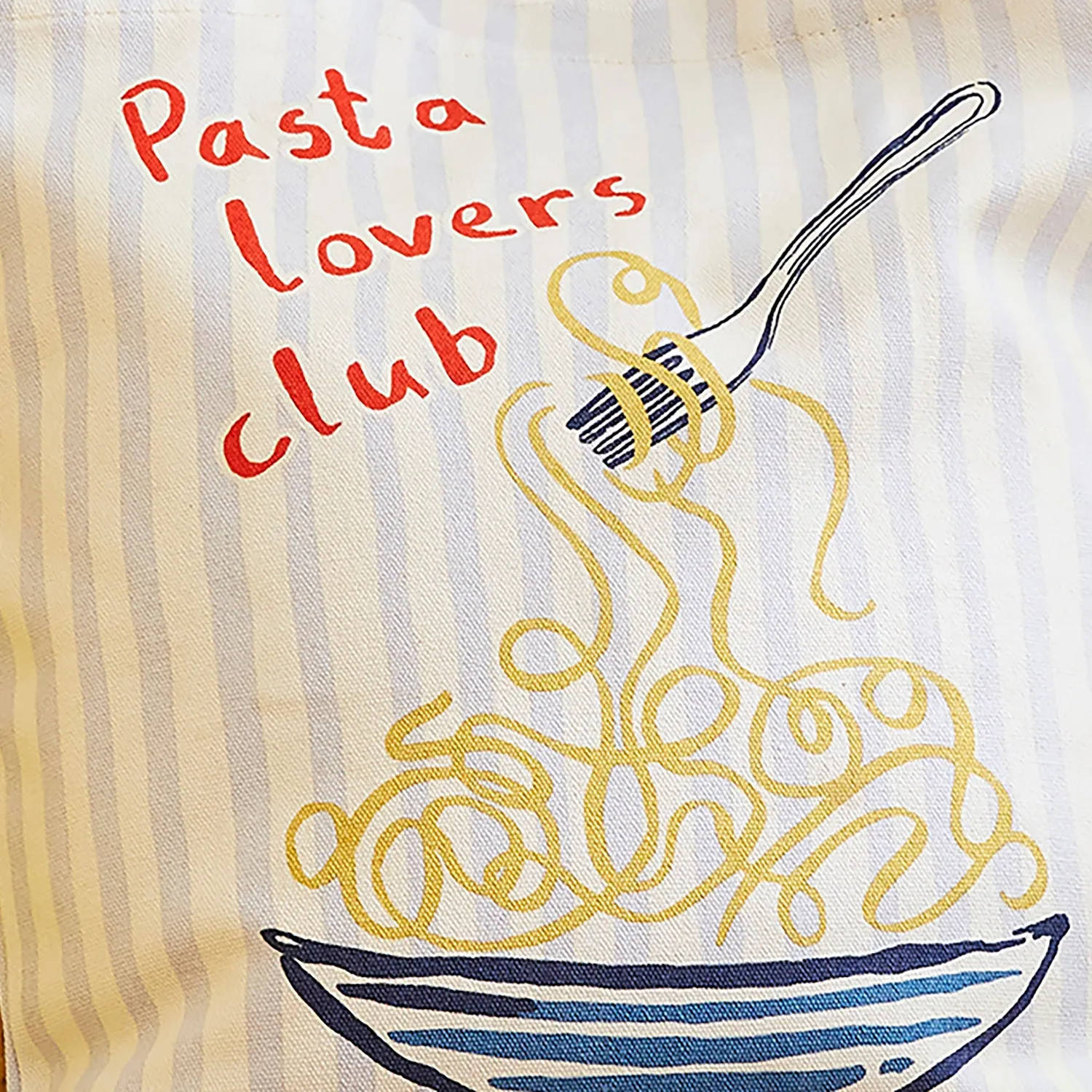 Ulster Weavers Pasta Lovers Club mulepose gul bomuld