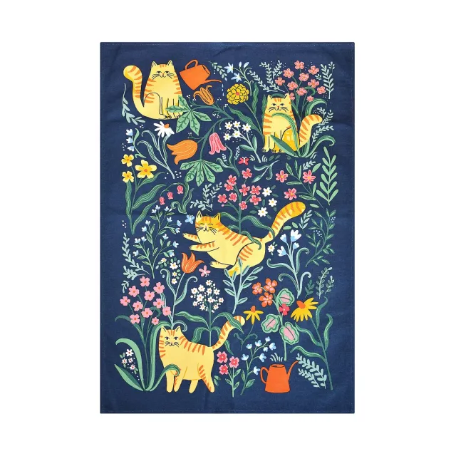 Ulster Weavers Marmalade Meadow viskestykke navy 74x48 bomuld