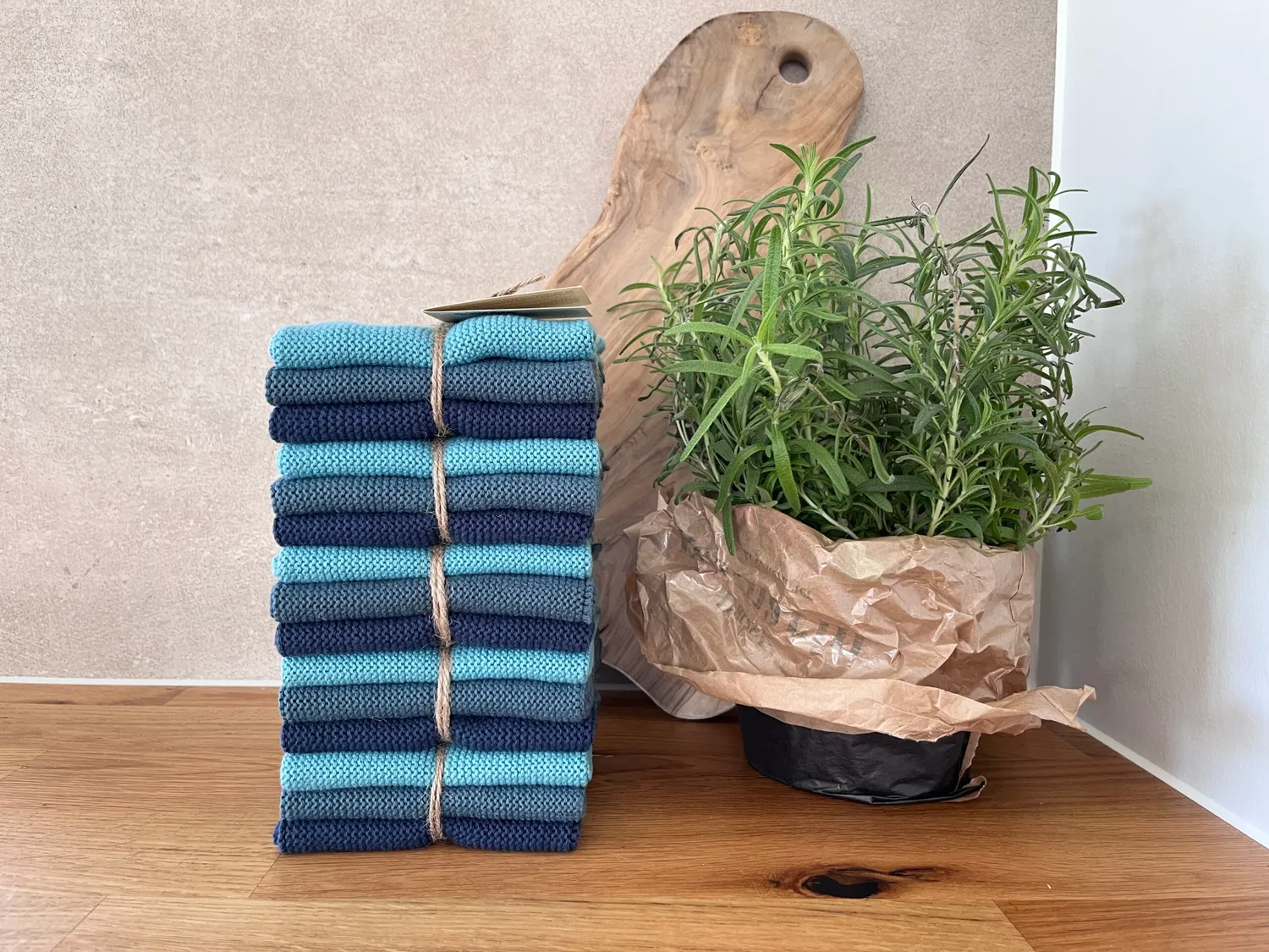 Solwang karklude Blue Peacock 3 stk økologisk bomuld