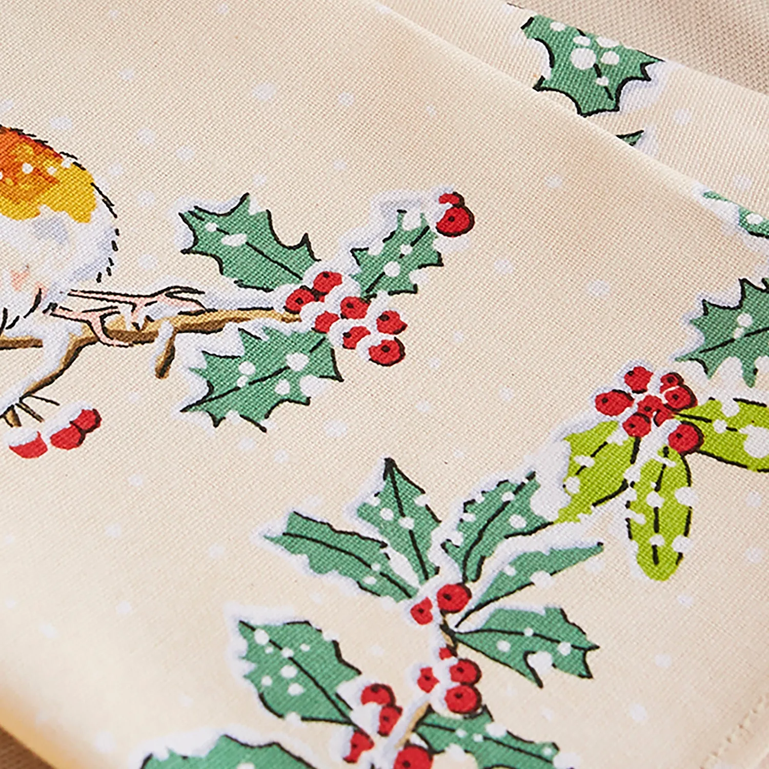 Ulster Weavers Christmas Robins servietter 2-pak grøn