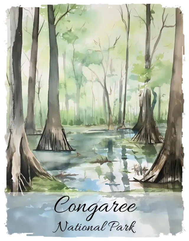 Avery Lane Gifts Congaree forklæde South Carolina bomuld