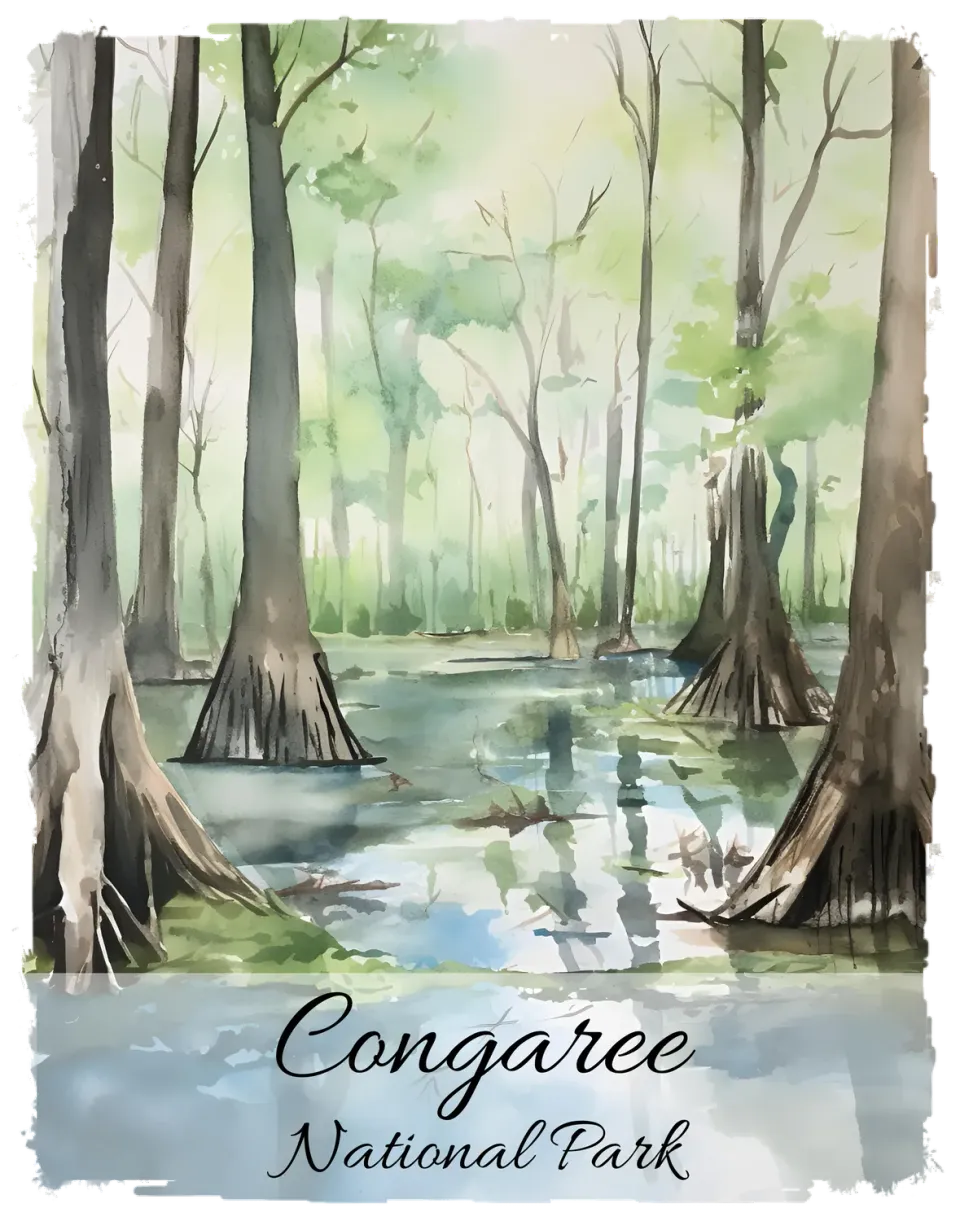 Avery Lane Gifts Congaree forklæde South Carolina bomuld