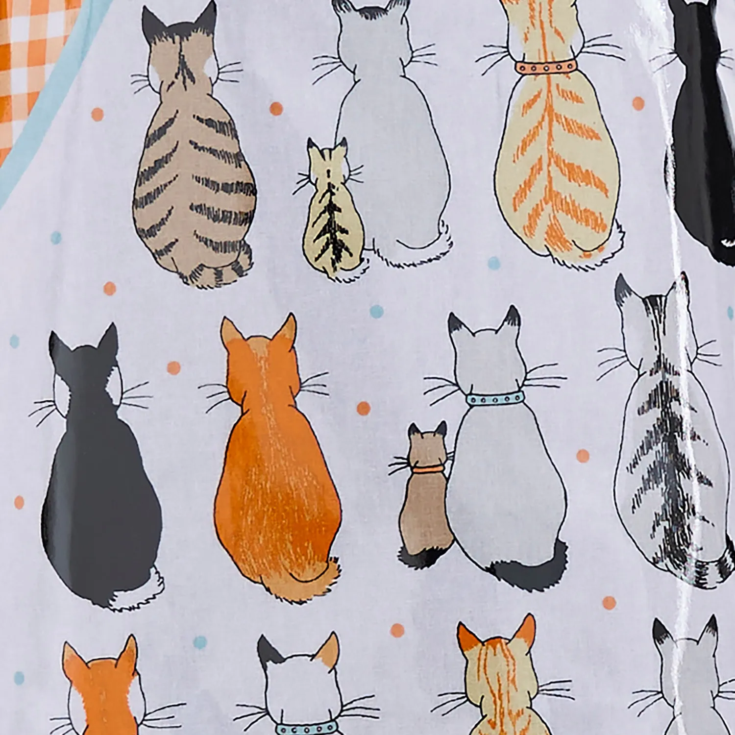 Ulster Weavers Cats in Waiting forklæde orange PVC