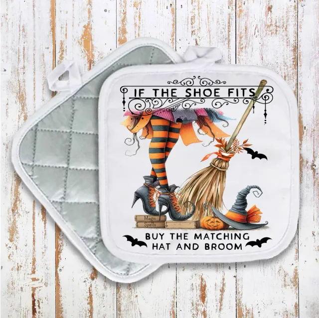Avery Lane Gifts Halloween Witch grydelap quiltet 20x20