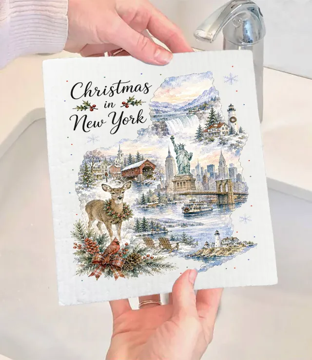 Avery Lane Gifts Christmas New York karklud svensk 17x20 cm
