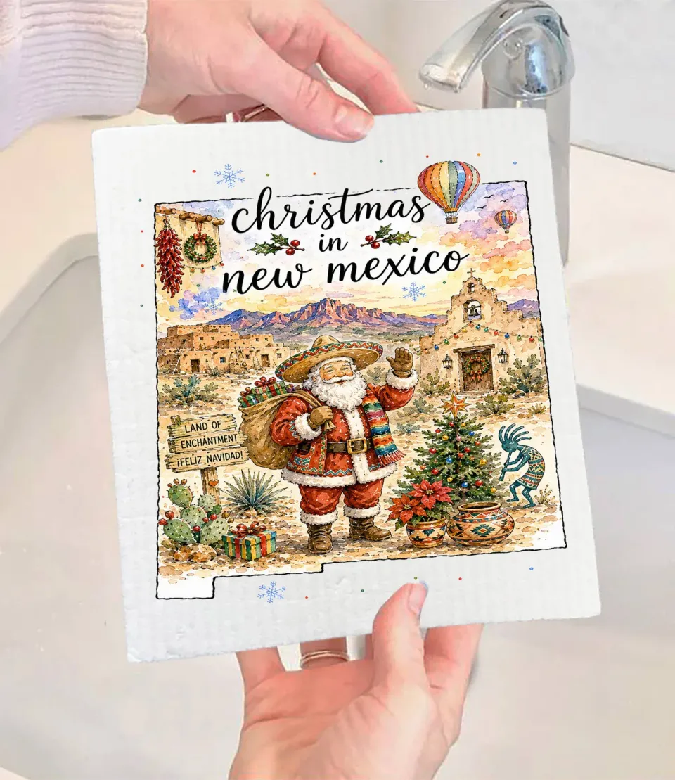 Avery Lane Gifts New Mexico jul karklud 17x20 cm kort