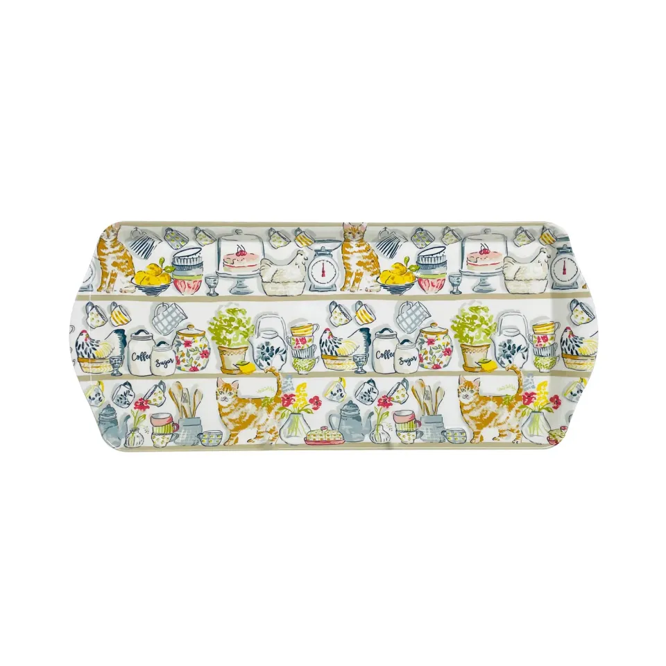 Ulster Weavers Pantry Cats serveringsbakke 39x17 cm flerfarvet