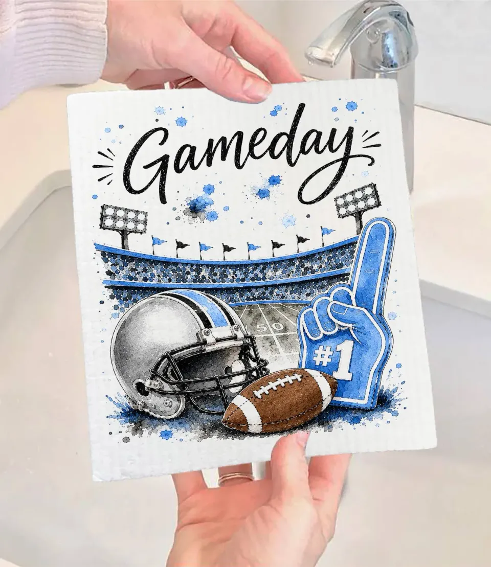 Avery Lane Gifts Gameday Football Karklud cellulose 17x20