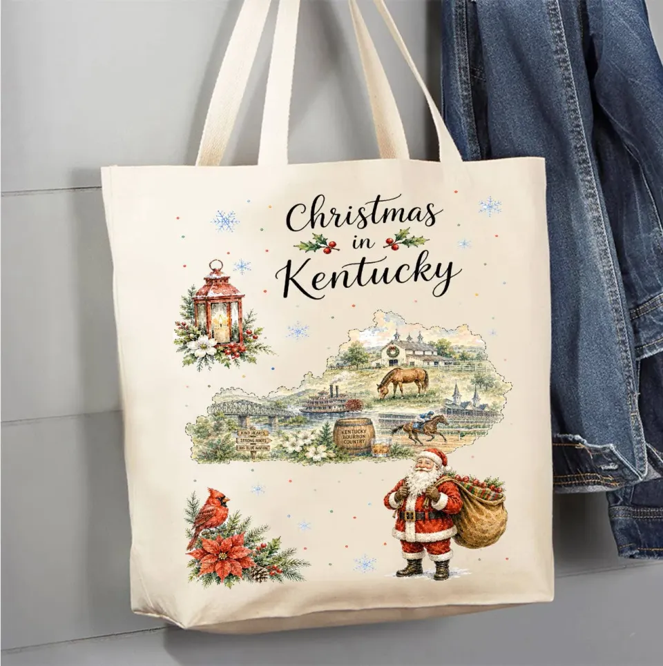 Avery Lane Gifts Christmas in Kentucky mulepose bomuld