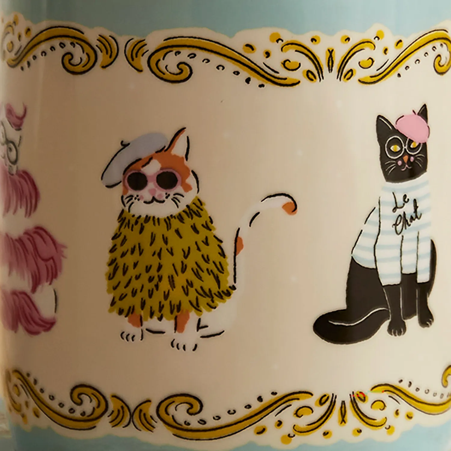 Ulster Weavers Cool Cats krus multifarvet benporcelæn