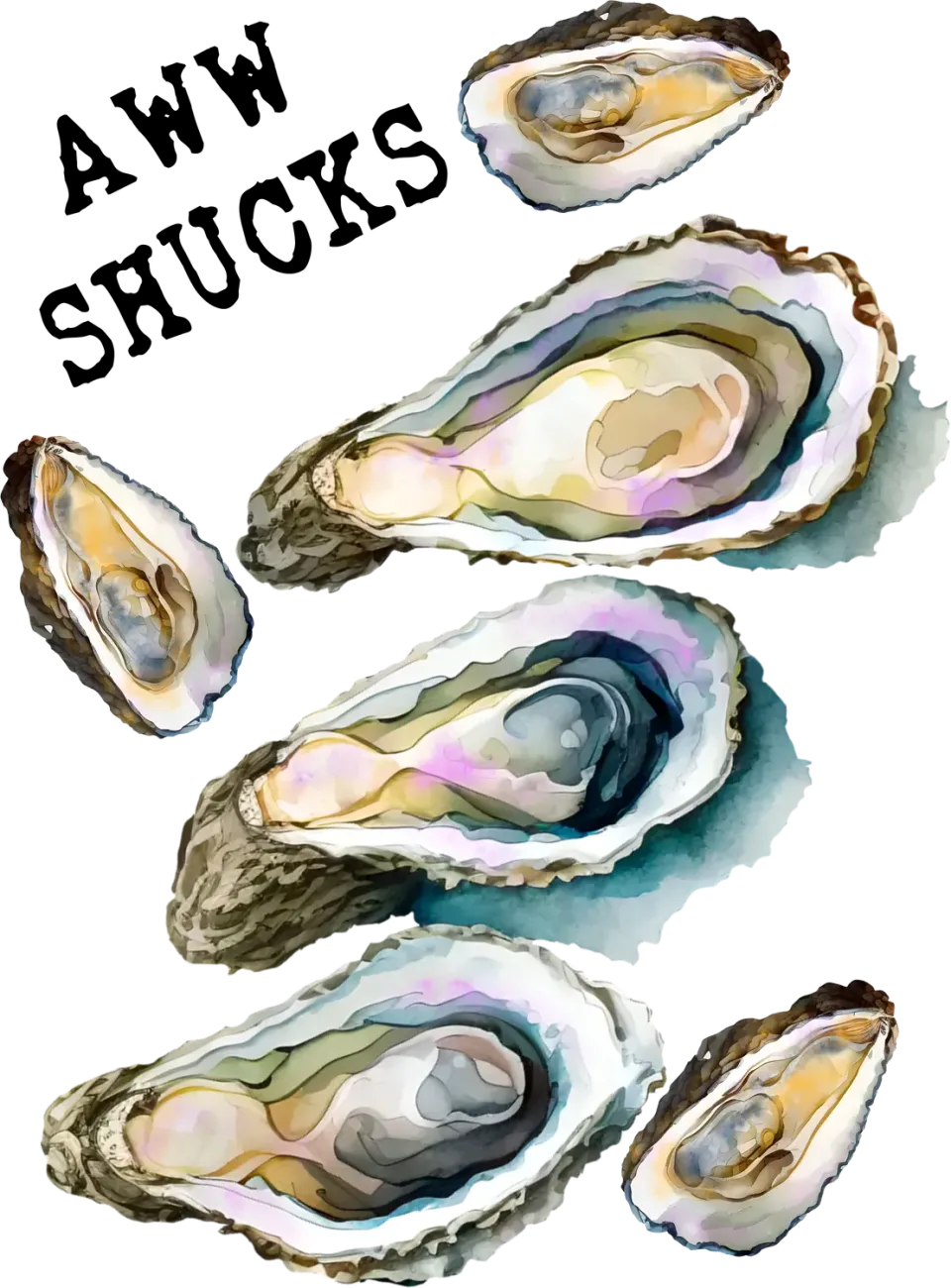 Avery Lane Gifts Oysters Aw Shucks viskestykke kyst