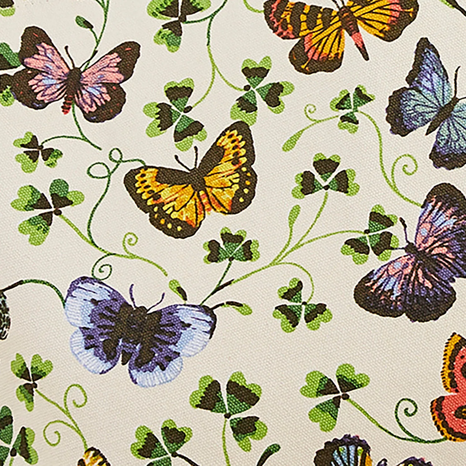 Ulster Weavers Butterfly Grove skuldertaske blå canvas 30x37