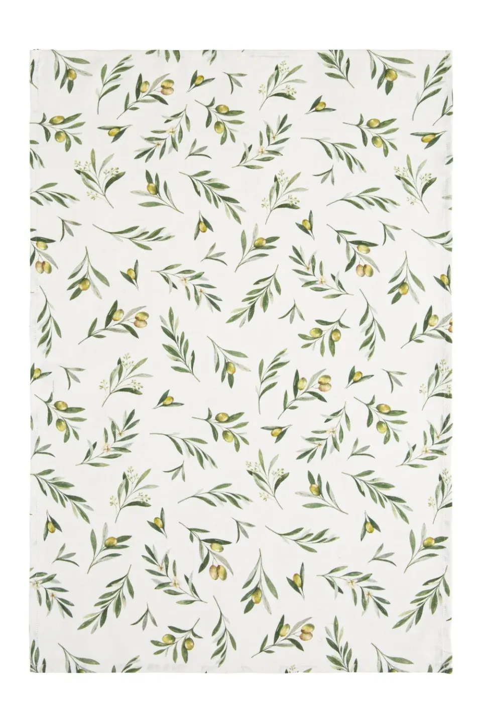 Coucke Olives viskestykke 50x75 cm grøn bomuld-hør