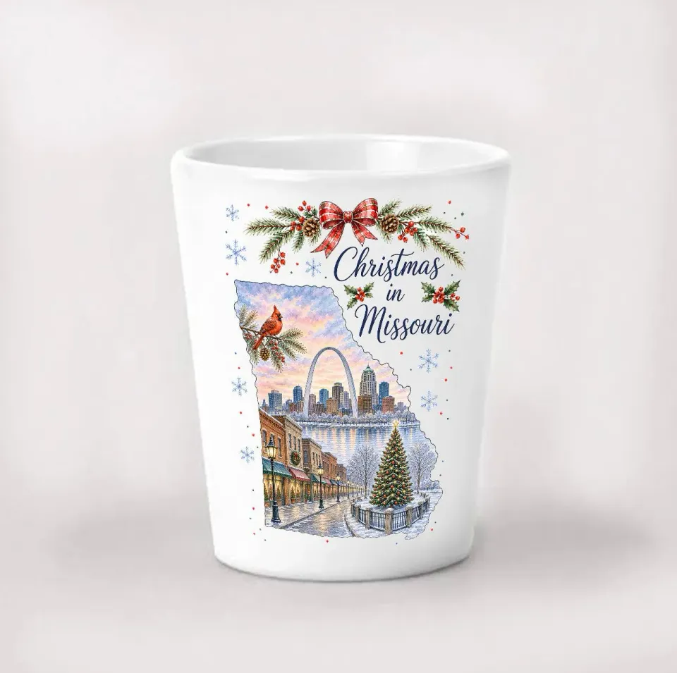 Avery Lane Christmas Missouri shotglas 4 cl keramik