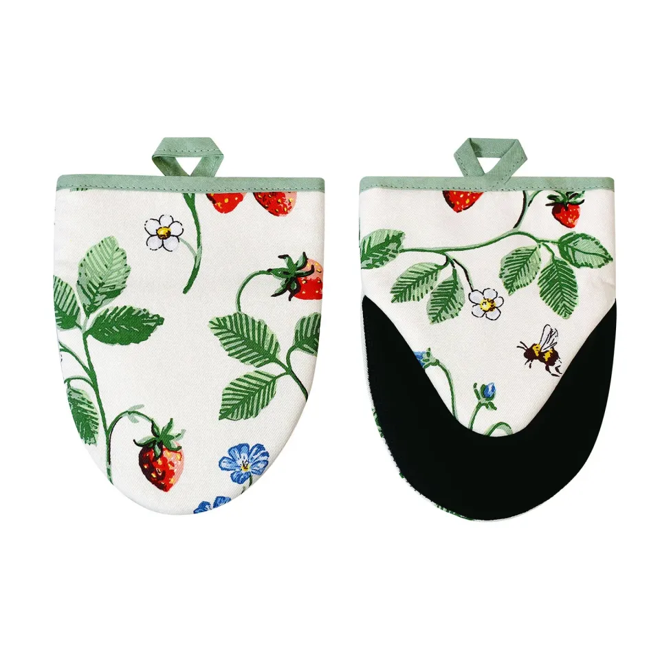 Ulster Weavers Strawberry Patch mikrohandsker grøn 2-pak
