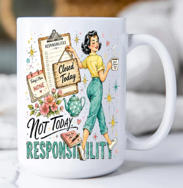 Avery Lane Housewives Not Today krus keramik 443 ml