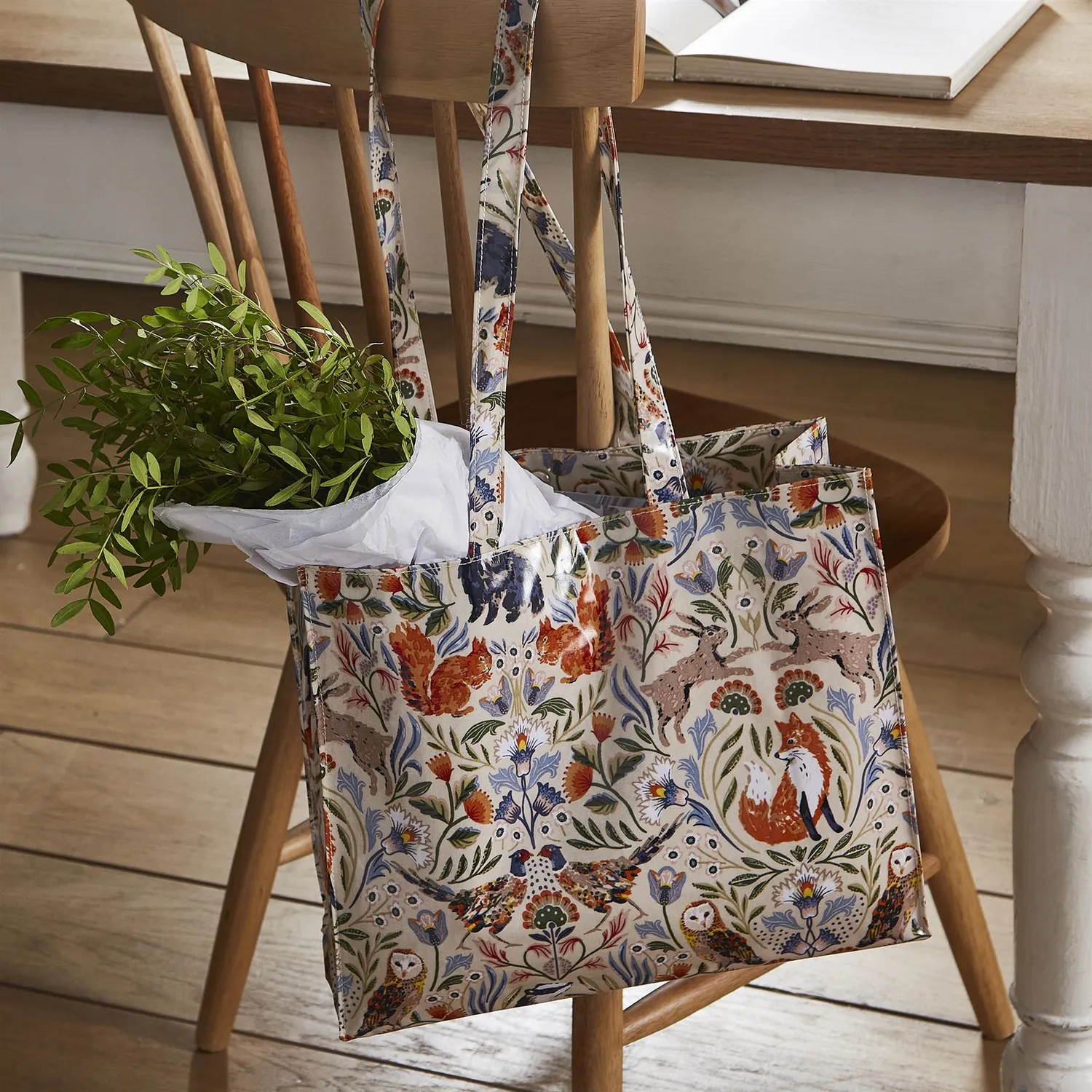 Ulster Weavers Blackthorn shopper beige PVC 30x37x13