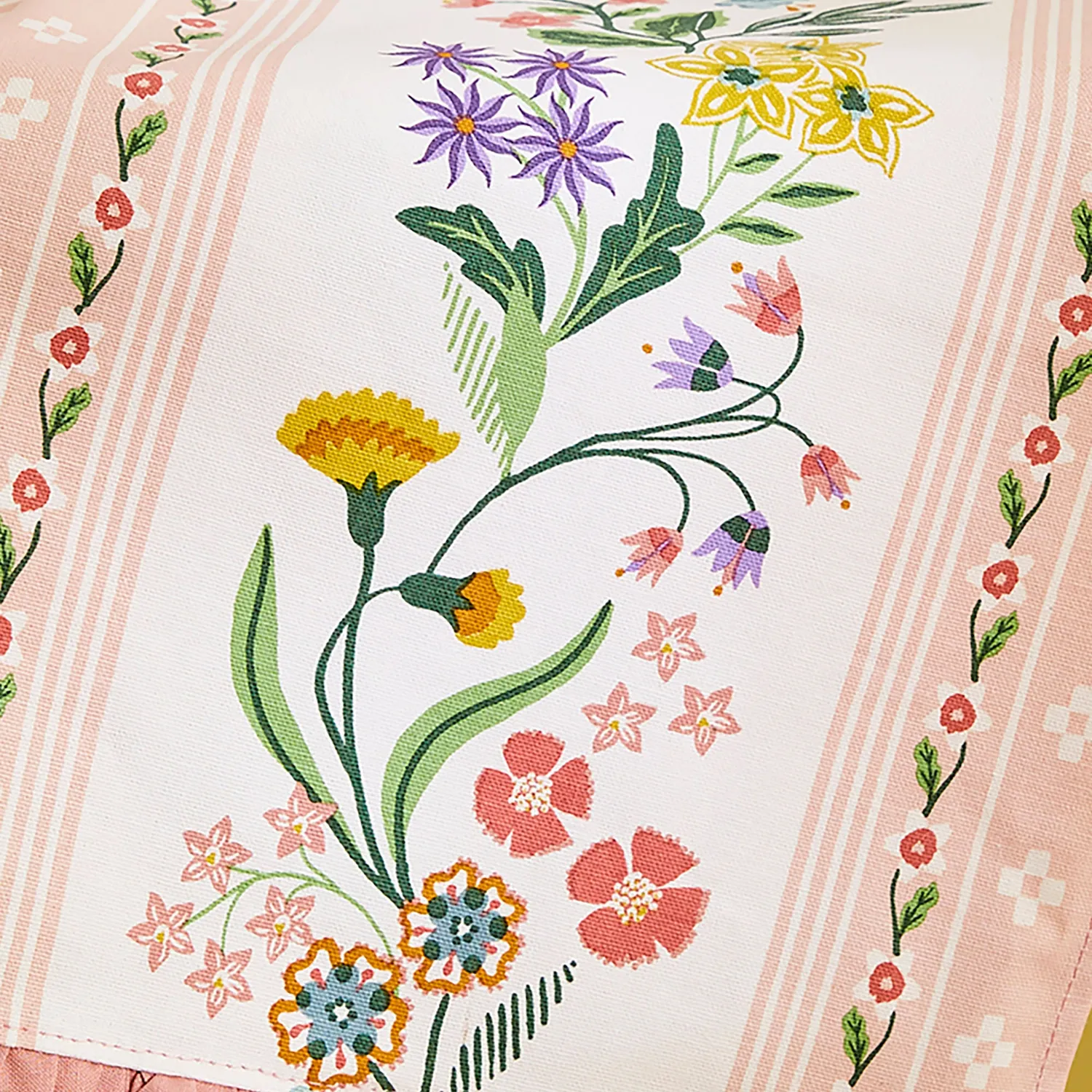 Ulster Weavers Petals & Prose viskestykke pink bomuld