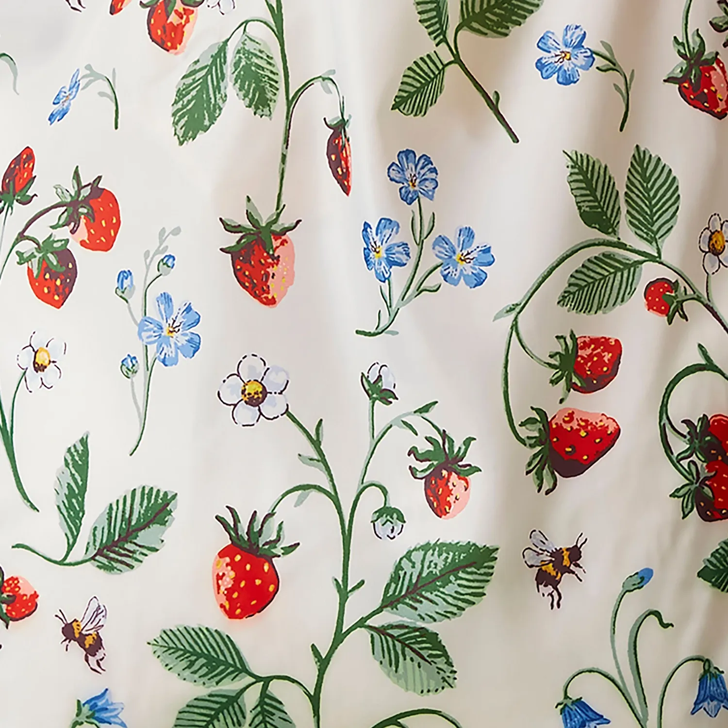 Ulster Weavers Strawberry Patch mulepose grøn foldbar 61x46