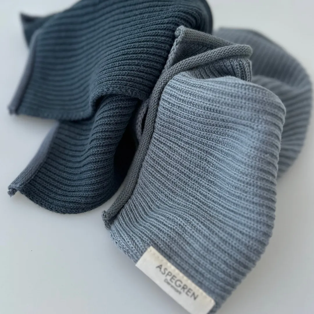 AspEgren Ripple karklud Navy 26x26 cm 1 stk økologisk