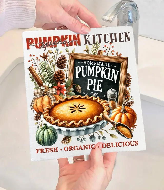 Avery Lane Gifts Pumpkin Pie svensk karklud 17x20 cm