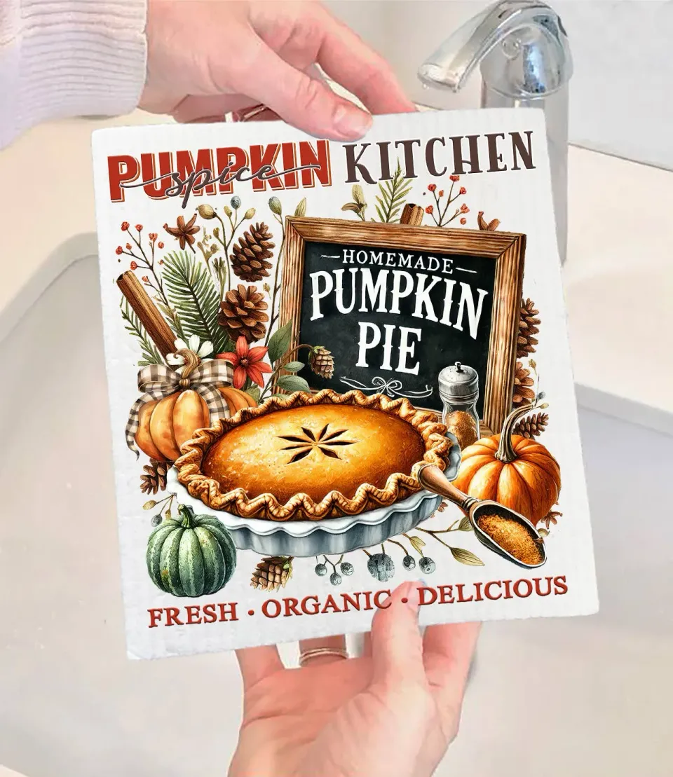 Avery Lane Gifts Pumpkin Pie svensk karklud 17x20 cm