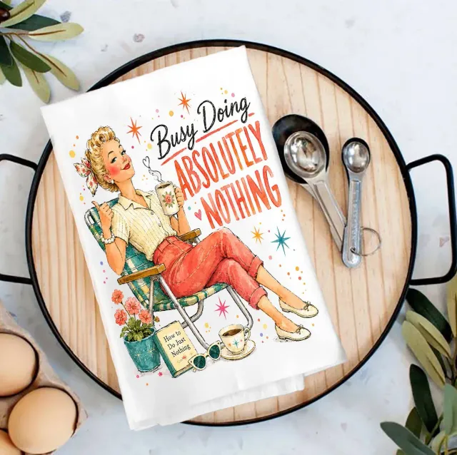 Avery Lane Gifts Housewives viskestykke Nothing 69x69 cm