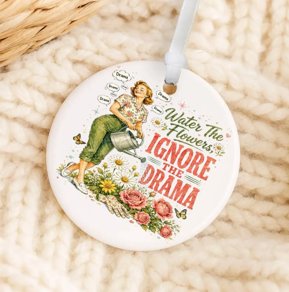 Avery Lane Gifts Funny ignore the Drama ornament porcelæn 7,6 cm