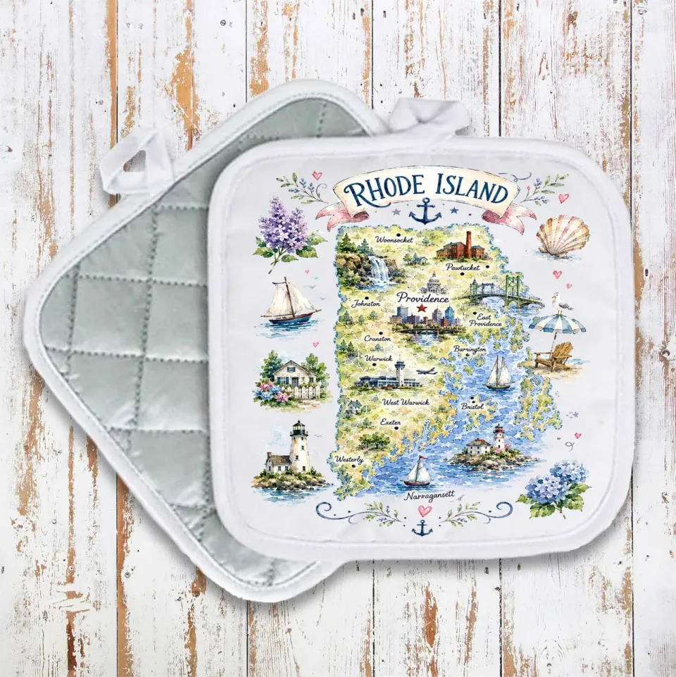 Avery Lane Gifts Rhode Island grydelap bomuld 20x20 cm