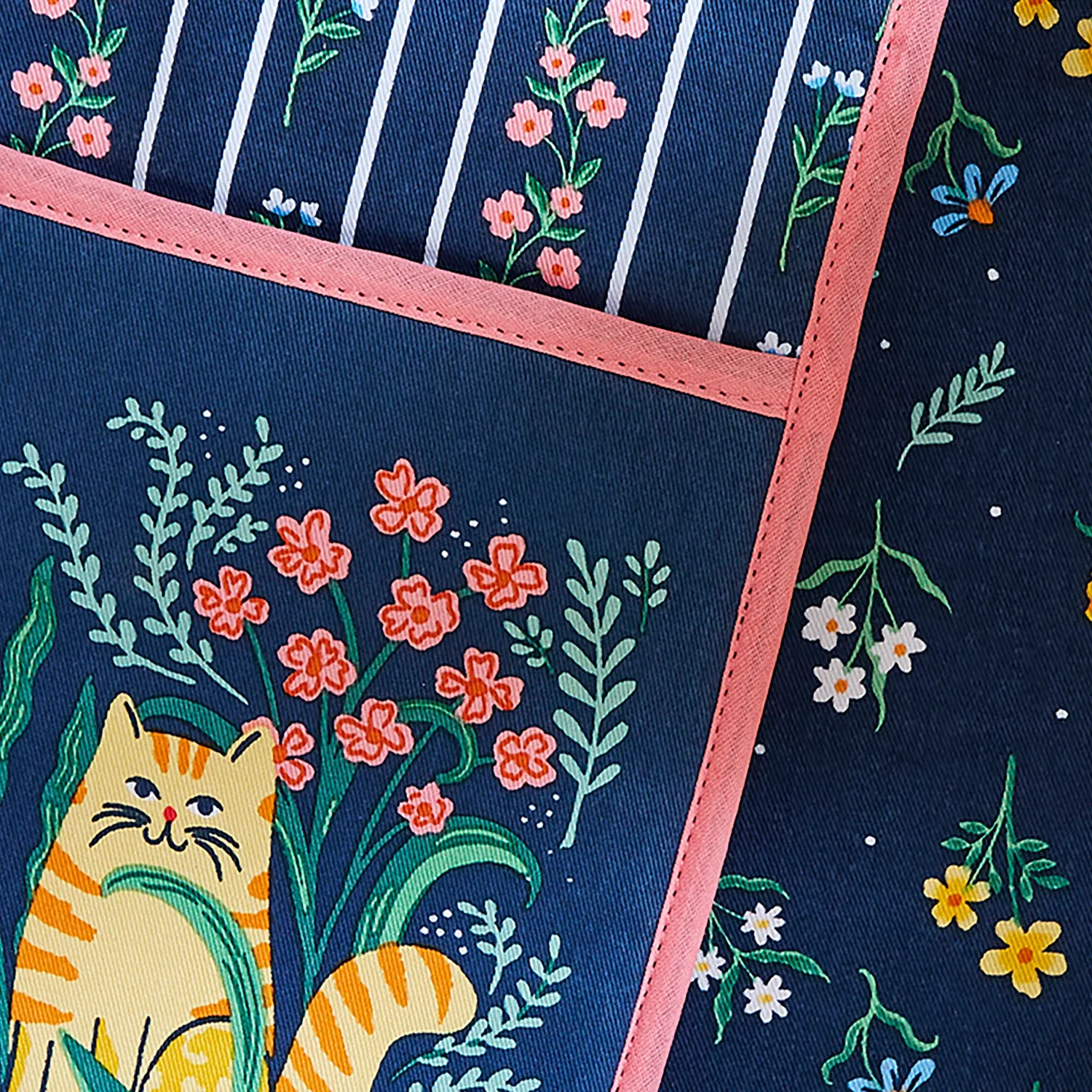 Ulster Weavers Marmalade Meadow ovnhandske dobbelt navy