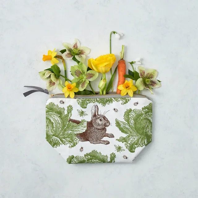Thornback & Peel Rabbit & Cabbage toilettaske bomuld