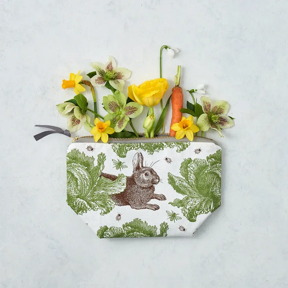 Thornback & Peel Rabbit & Cabbage toilettaske bomuld