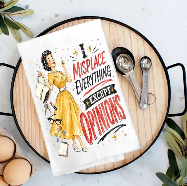 Avery Lane Gifts Opinions viskestykke bomuld sjov tekst