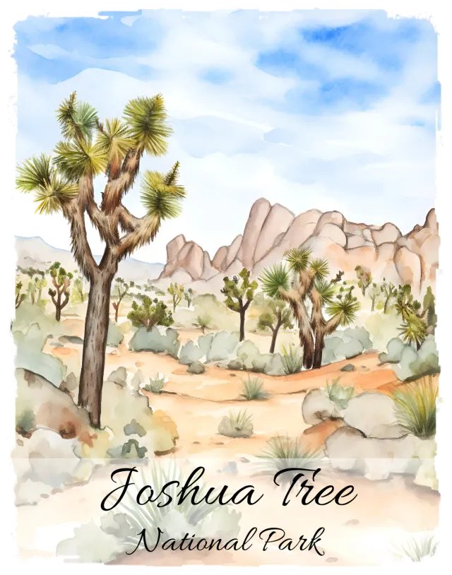 Avery Lane Gifts National Park Joshua Tree forklæde bomuld