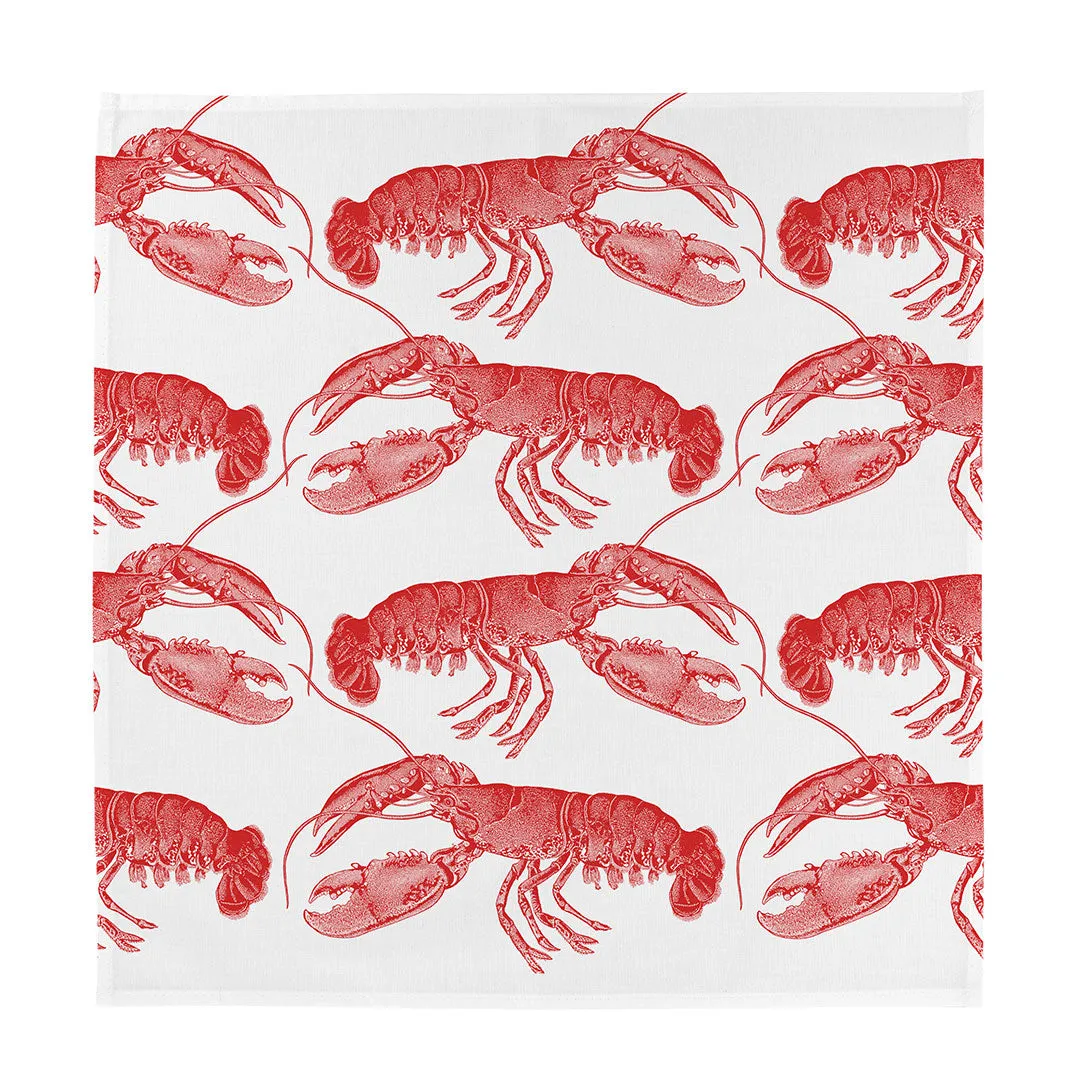 Thornback & Peel Lobster Single Napkin serviet 45x45 bomuld
