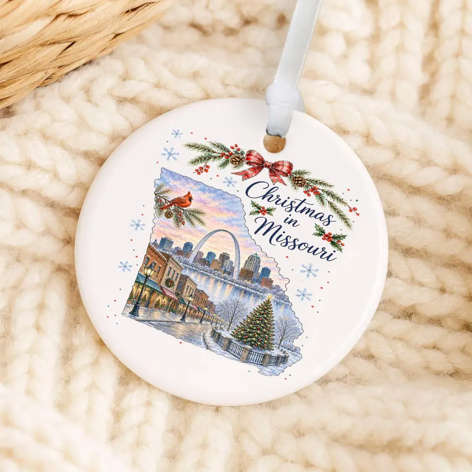Avery Lane Gifts Christmas Missouri julepynt 7,6 cm