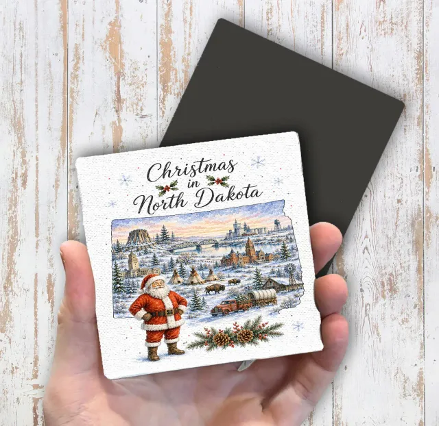 Avery Lane Gifts North Dakota magnet 10x10 cm
