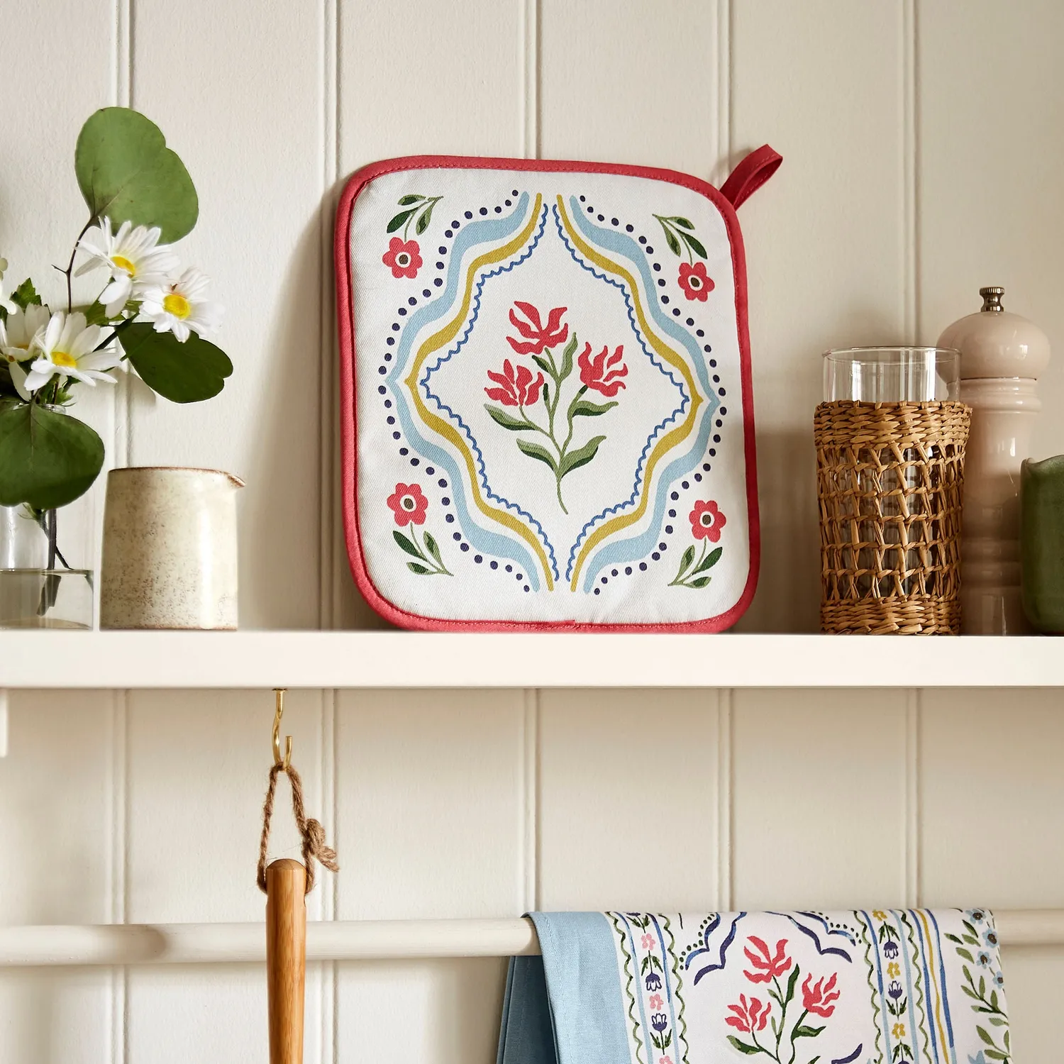 Ulster Weavers Boho Floral grydehandske multifarvet bomuld