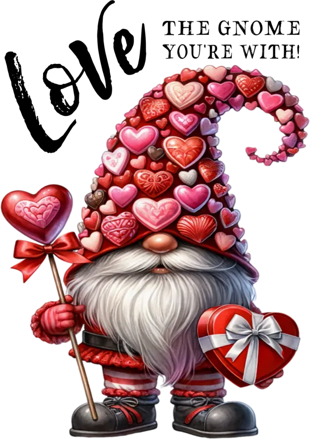 Avery Lane Gifts Valentine Chocolate Gnome kærlighedsnisse chokolade