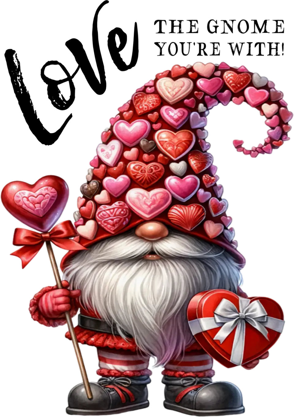 Avery Lane Gifts Valentine Chocolate Gnome kærlighedsnisse chokolade
