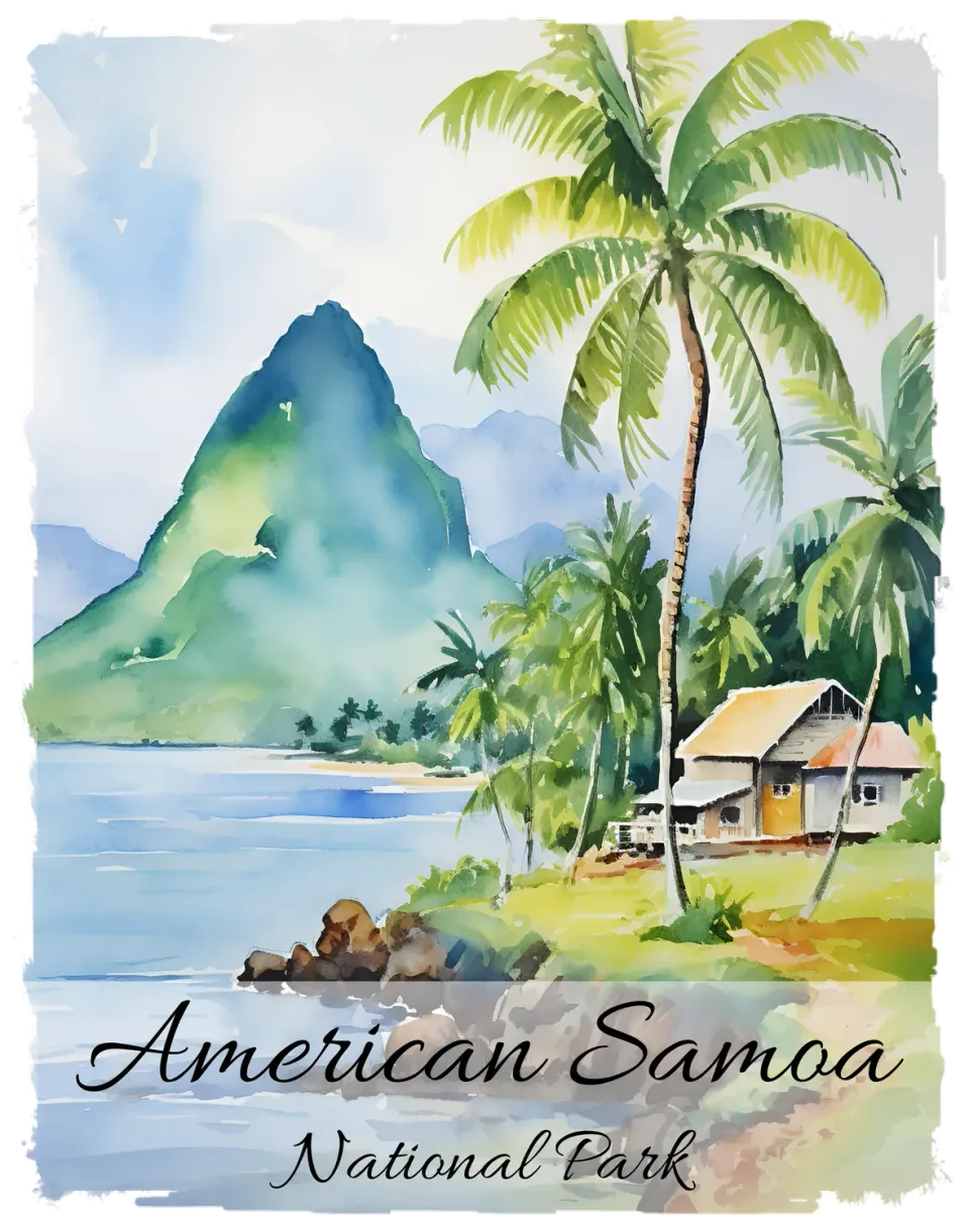 Avery Lane Gifts American Samoa T-shirt nationalpark