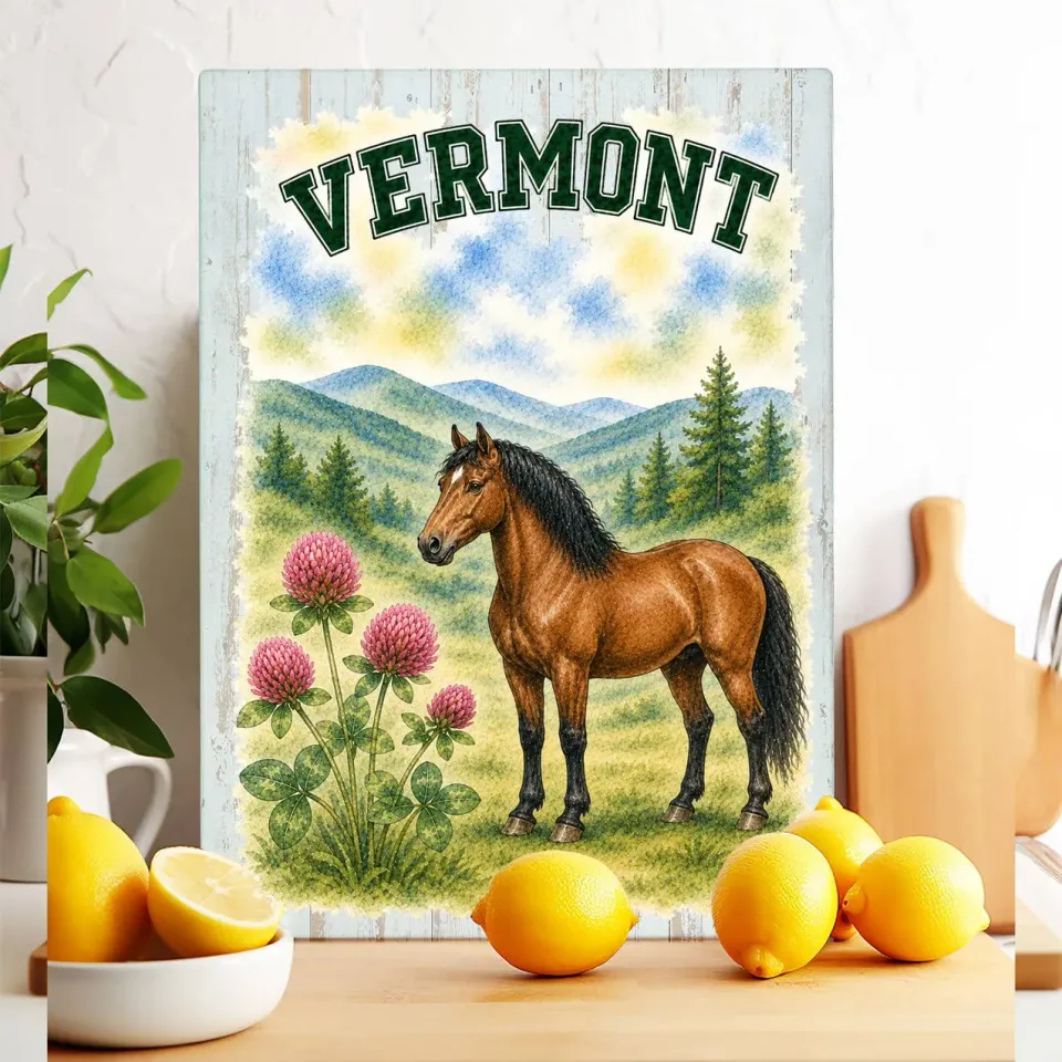 Avery Lane Gifts Vermont skærebræt glas 28x38 cm dyr