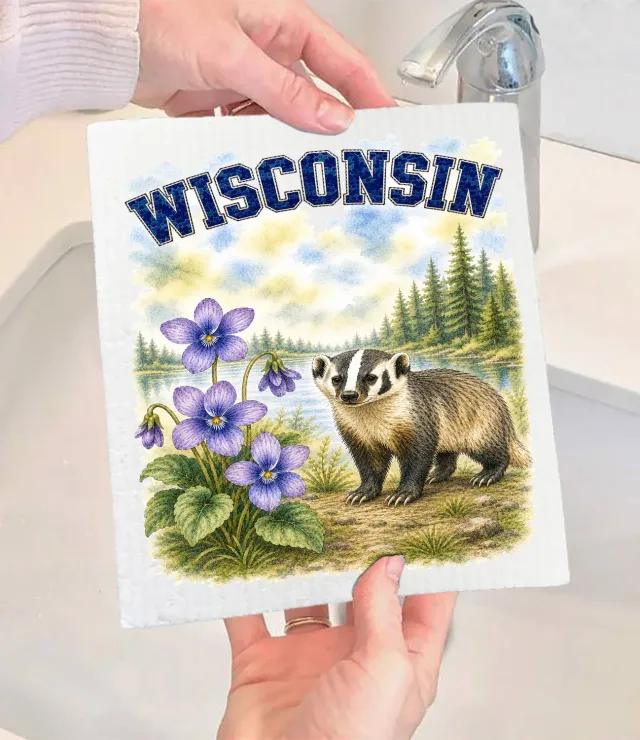 Avery Lane Gifts Wisconsin karklud svensk 17x20 cm fugl dyr
