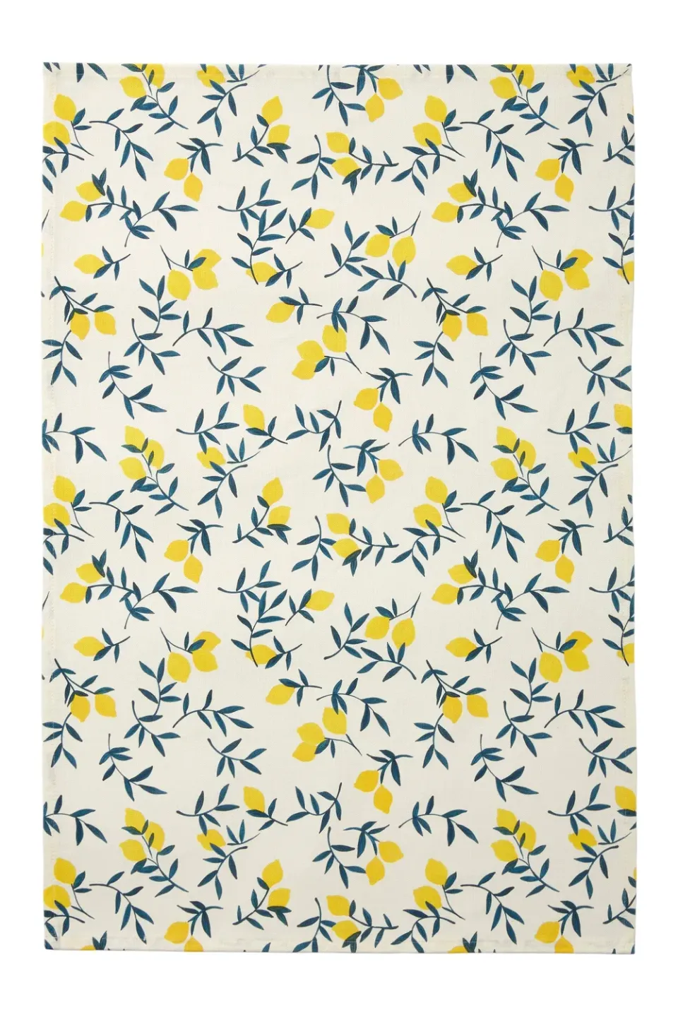 Coucke Lemon Zest viskestykke hvid 50x75 cm bomuld-hør