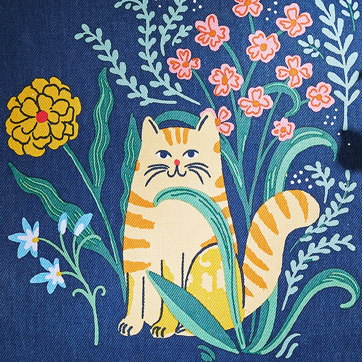 Ulster Weavers Marmalade Meadow tehætte navy bomuld
