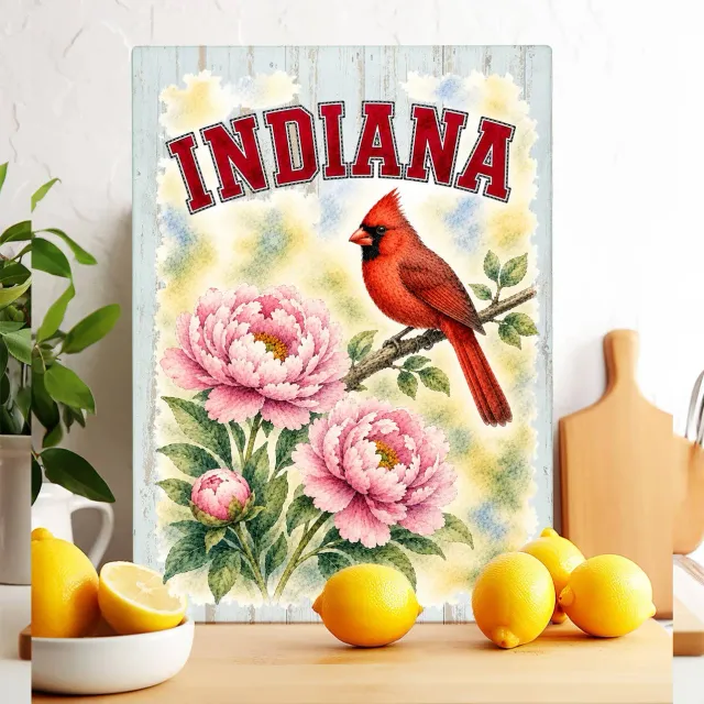 Avery Lane Gifts Indiana Bird and Animal skærebræt glas 28x38 cm