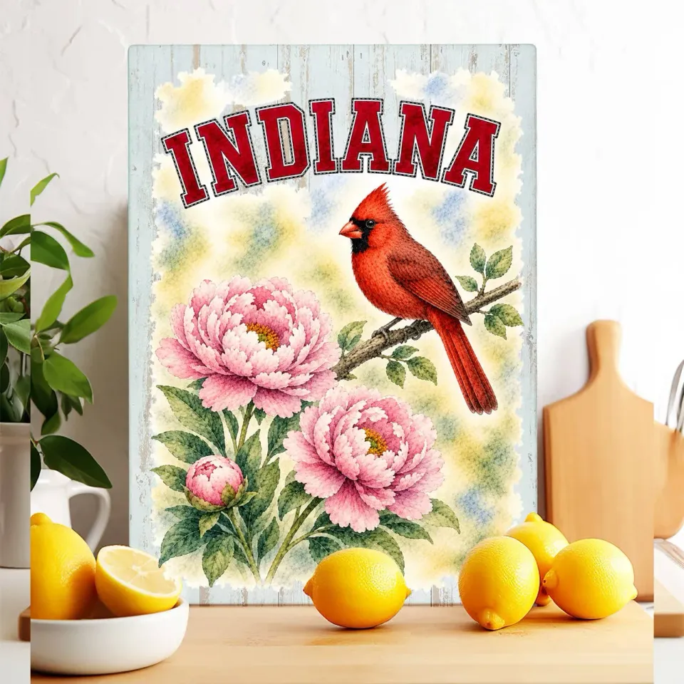 Avery Lane Gifts Indiana Bird and Animal skærebræt glas 28x38 cm